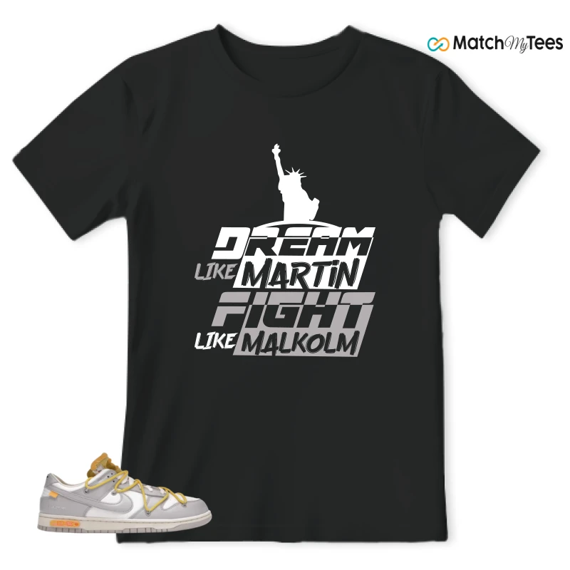NIKE DUNK LOW OFF-WHITE LOT 29 SNEAKER Matching Tees t-shirt