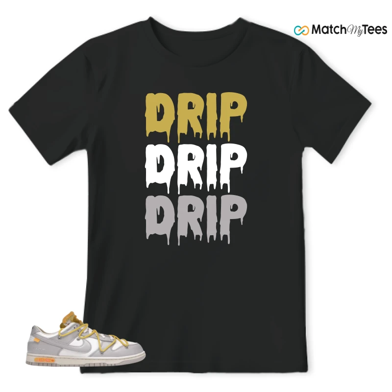 NIKE DUNK LOW OFF-WHITE LOT 29 SNEAKER Matching Tees t-shirt