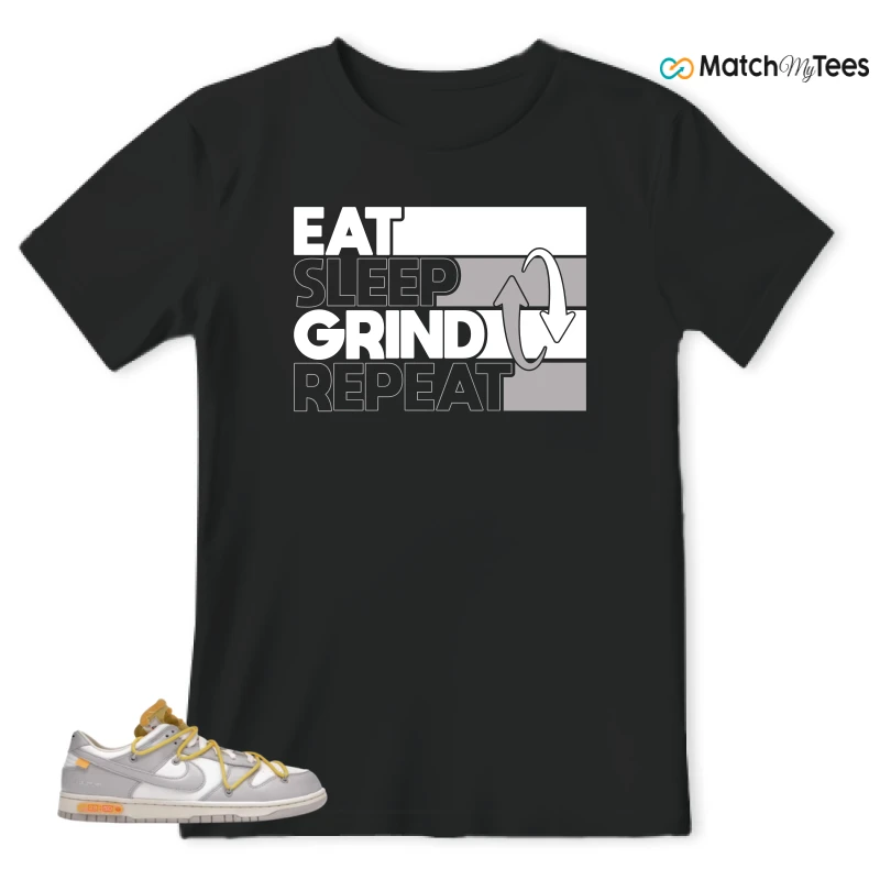 NIKE DUNK LOW OFF-WHITE LOT 29 SNEAKER Matching Tees t-shirt
