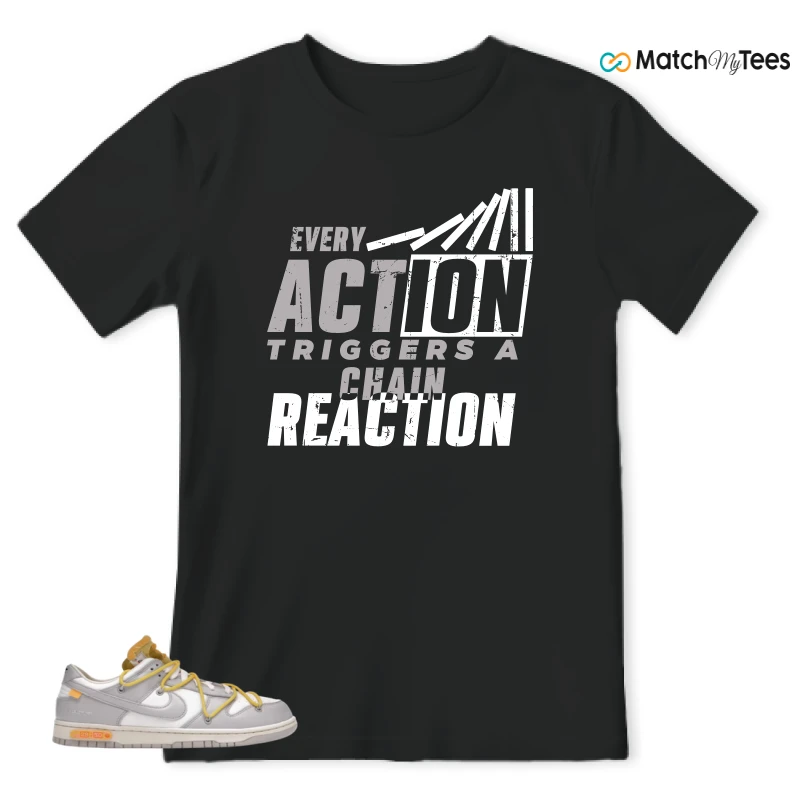NIKE DUNK LOW OFF-WHITE LOT 29 SNEAKER Matching Tees t-shirt