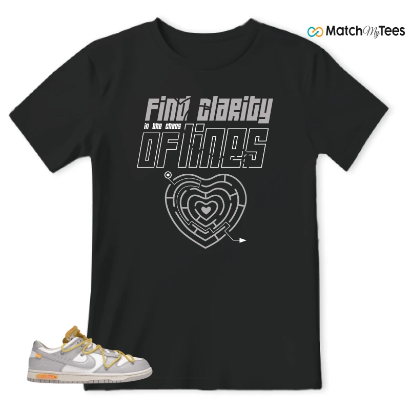 NIKE DUNK LOW OFF-WHITE LOT 29 SNEAKER Matching Tees t-shirt