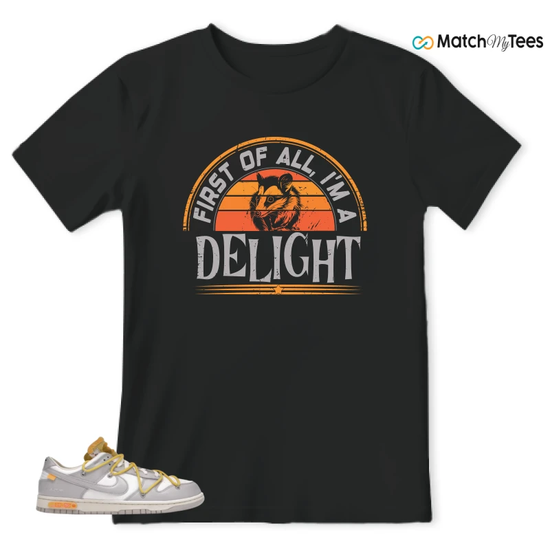NIKE DUNK LOW OFF-WHITE LOT 29 SNEAKER Matching Tees t-shirt