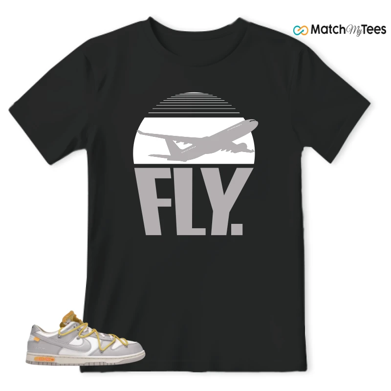 NIKE DUNK LOW OFF-WHITE LOT 29 SNEAKER Matching Tees t-shirt