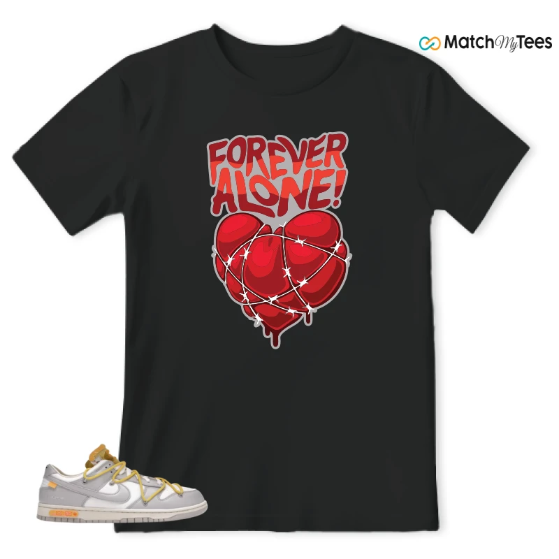 NIKE DUNK LOW OFF-WHITE LOT 29 SNEAKER Matching Tees t-shirt