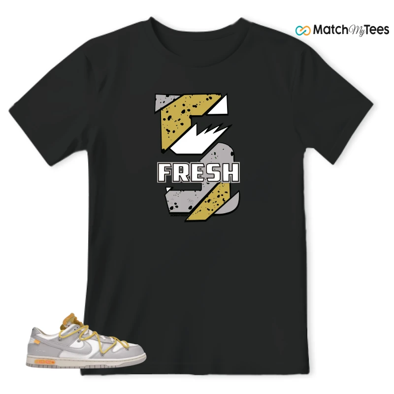 NIKE DUNK LOW OFF-WHITE LOT 29 SNEAKER Matching Tees t-shirt