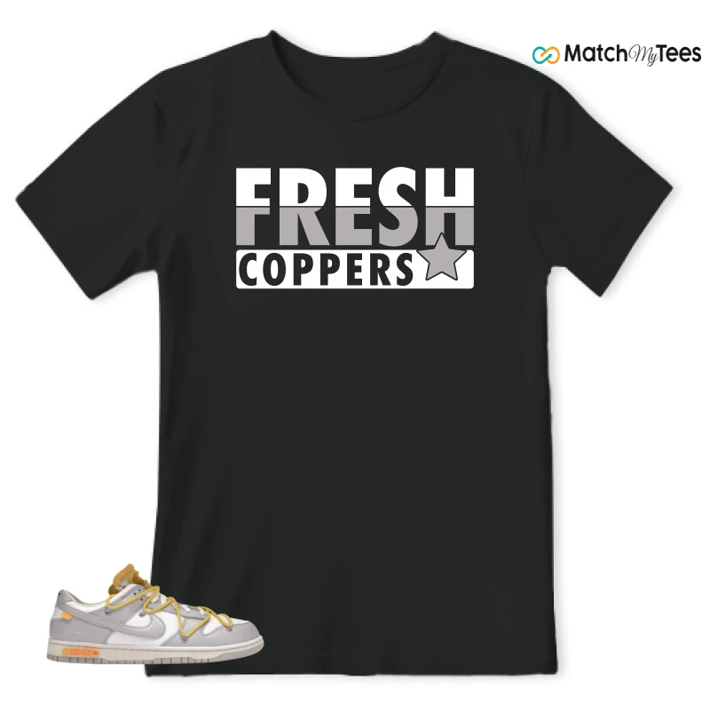 NIKE DUNK LOW OFF-WHITE LOT 29 SNEAKER Matching Tees t-shirt