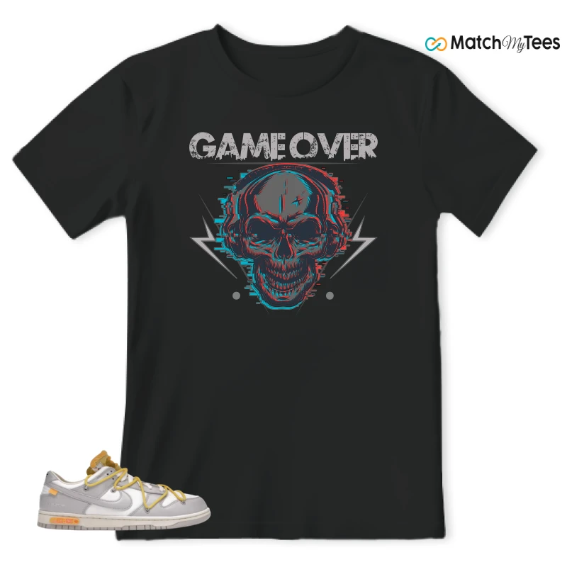 NIKE DUNK LOW OFF-WHITE LOT 29 SNEAKER Matching Tees t-shirt