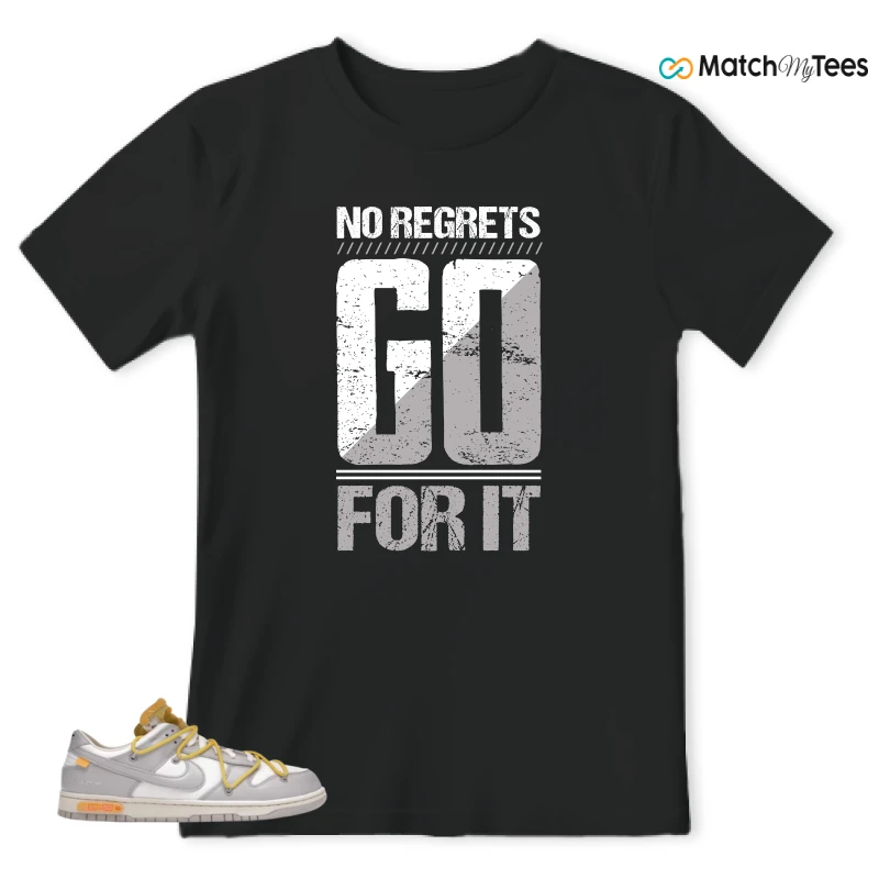 NIKE DUNK LOW OFF-WHITE LOT 29 SNEAKER Matching Tees t-shirt