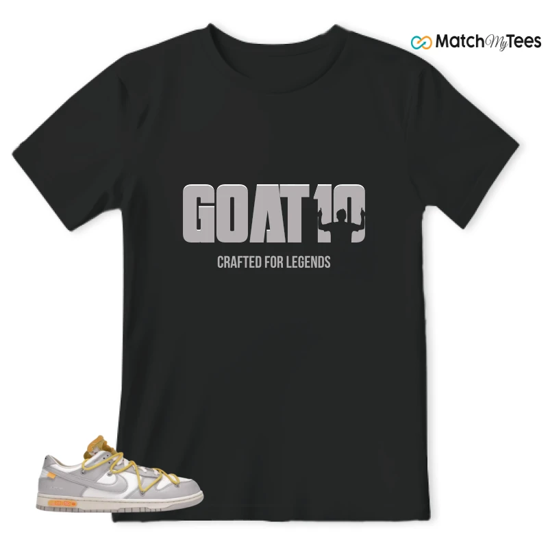 NIKE DUNK LOW OFF-WHITE LOT 29 SNEAKER Matching Tees t-shirt