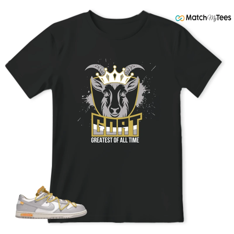 NIKE DUNK LOW OFF-WHITE LOT 29 SNEAKER Matching Tees t-shirt