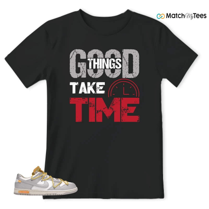 NIKE DUNK LOW OFF-WHITE LOT 29 SNEAKER Matching Tees t-shirt