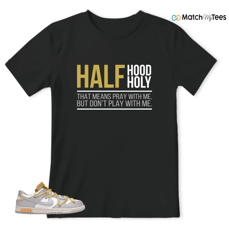 NIKE DUNK LOW OFF-WHITE LOT 29 SNEAKER Matching Tees t-shirt
