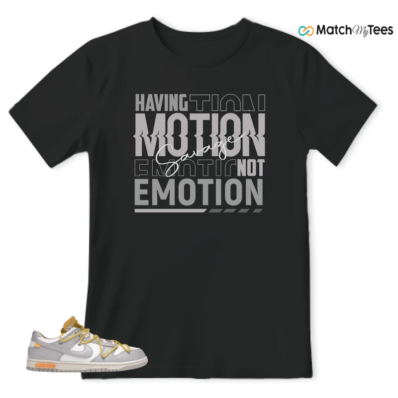 NIKE DUNK LOW OFF-WHITE LOT 29 SNEAKER Matching Tees t-shirt