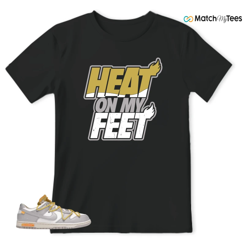 NIKE DUNK LOW OFF-WHITE LOT 29 SNEAKER Matching Tees t-shirt