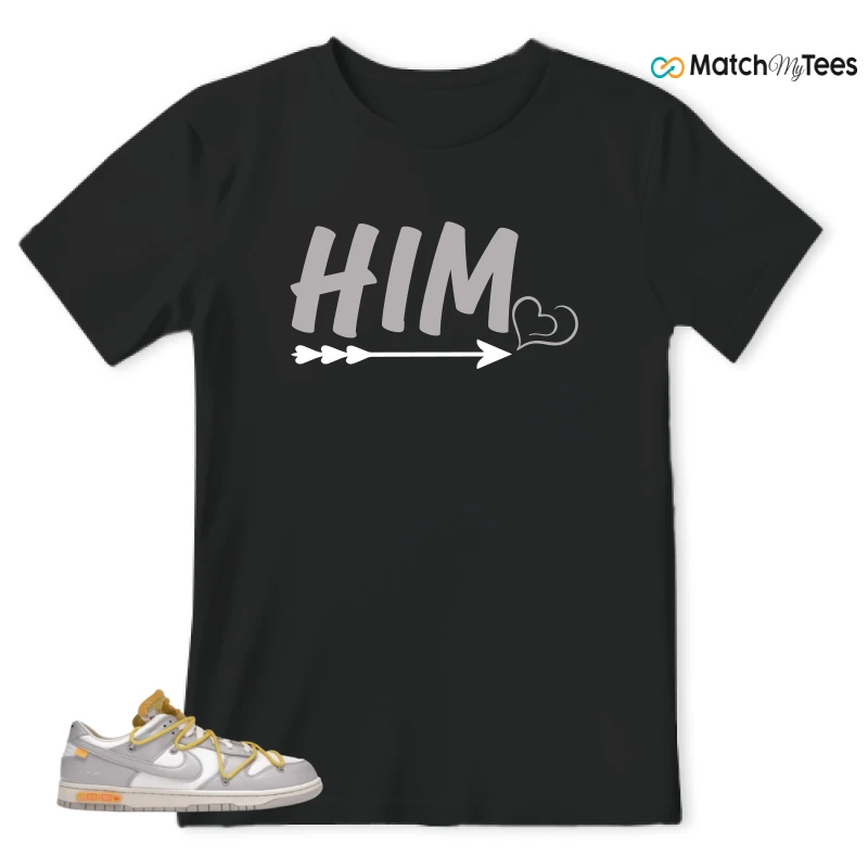 NIKE DUNK LOW OFF-WHITE LOT 29 SNEAKER Matching Tees t-shirt