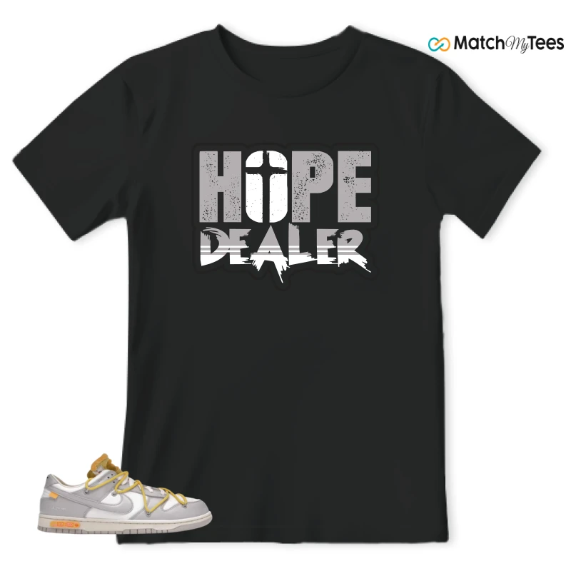 NIKE DUNK LOW OFF-WHITE LOT 29 SNEAKER Matching Tees t-shirt