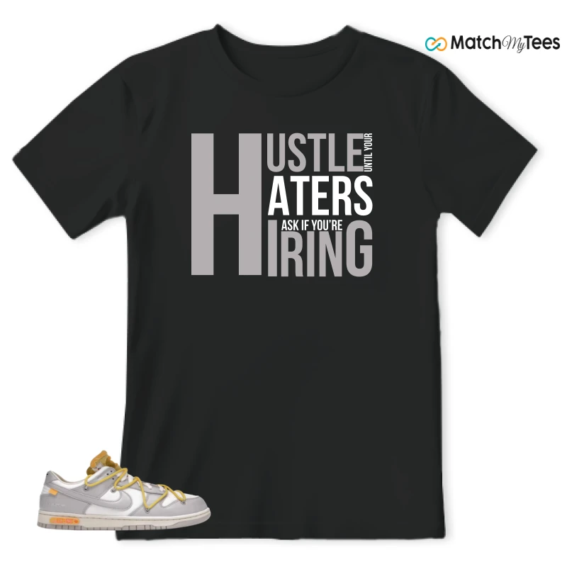 NIKE DUNK LOW OFF-WHITE LOT 29 SNEAKER Matching Tees t-shirt