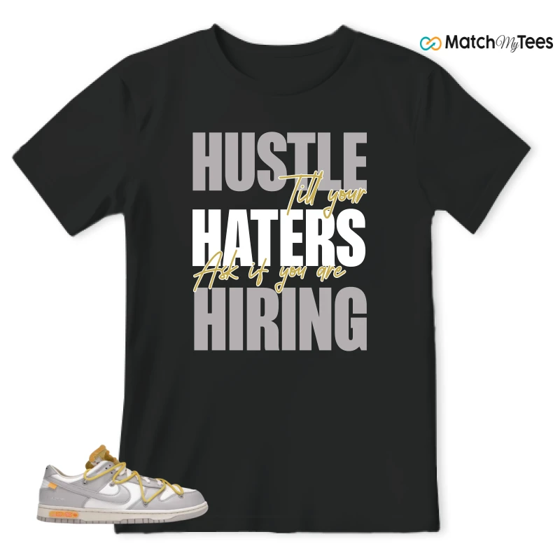 NIKE DUNK LOW OFF-WHITE LOT 29 SNEAKER Matching Tees t-shirt