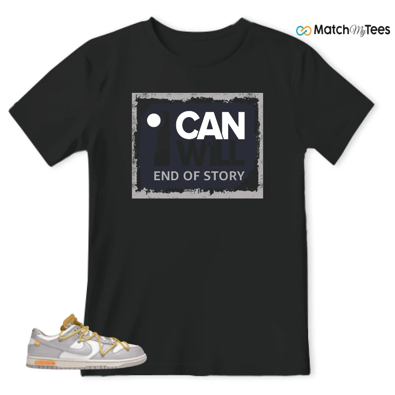 NIKE DUNK LOW OFF-WHITE LOT 29 SNEAKER Matching Tees t-shirt