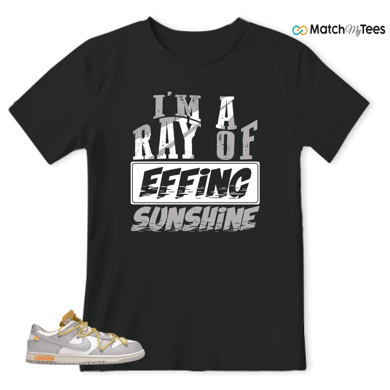 NIKE DUNK LOW OFF-WHITE LOT 29 SNEAKER Matching Tees t-shirt