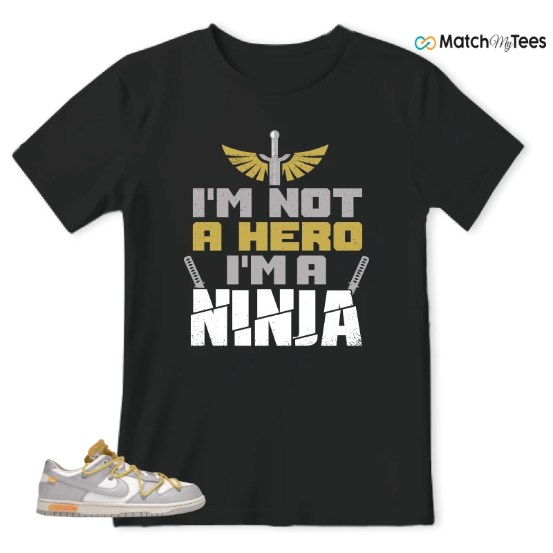 NIKE DUNK LOW OFF-WHITE LOT 29 SNEAKER Matching Tees t-shirt