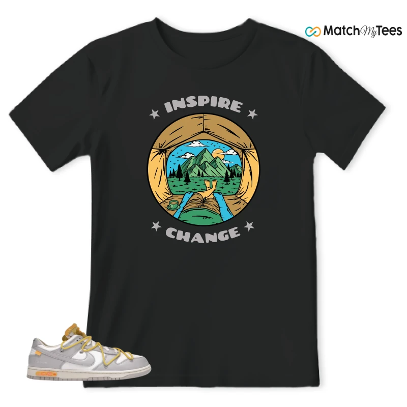 NIKE DUNK LOW OFF-WHITE LOT 29 SNEAKER Matching Tees t-shirt