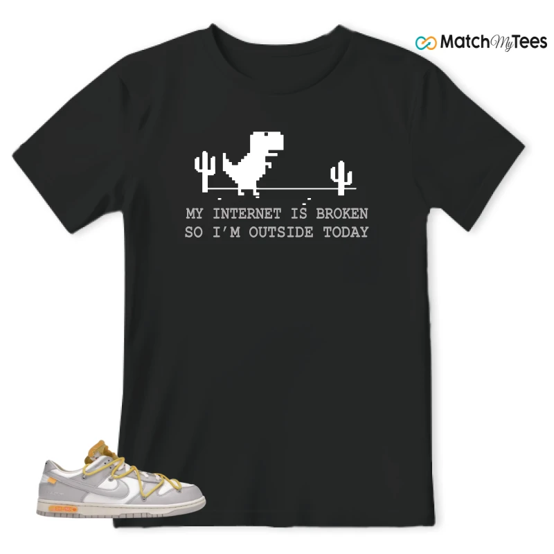 NIKE DUNK LOW OFF-WHITE LOT 29 SNEAKER Matching Tees t-shirt