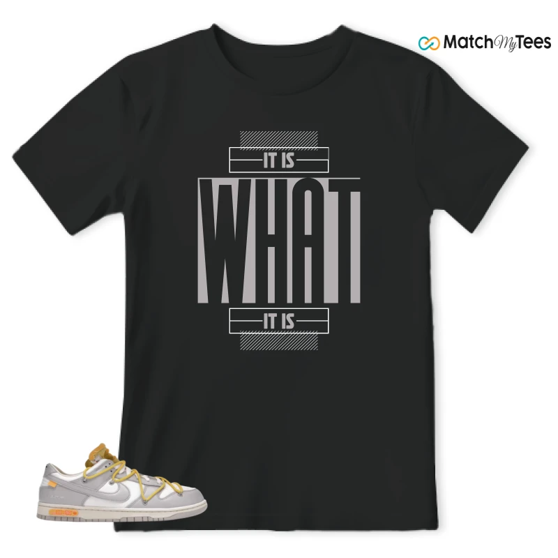 NIKE DUNK LOW OFF-WHITE LOT 29 SNEAKER Matching Tees t-shirt