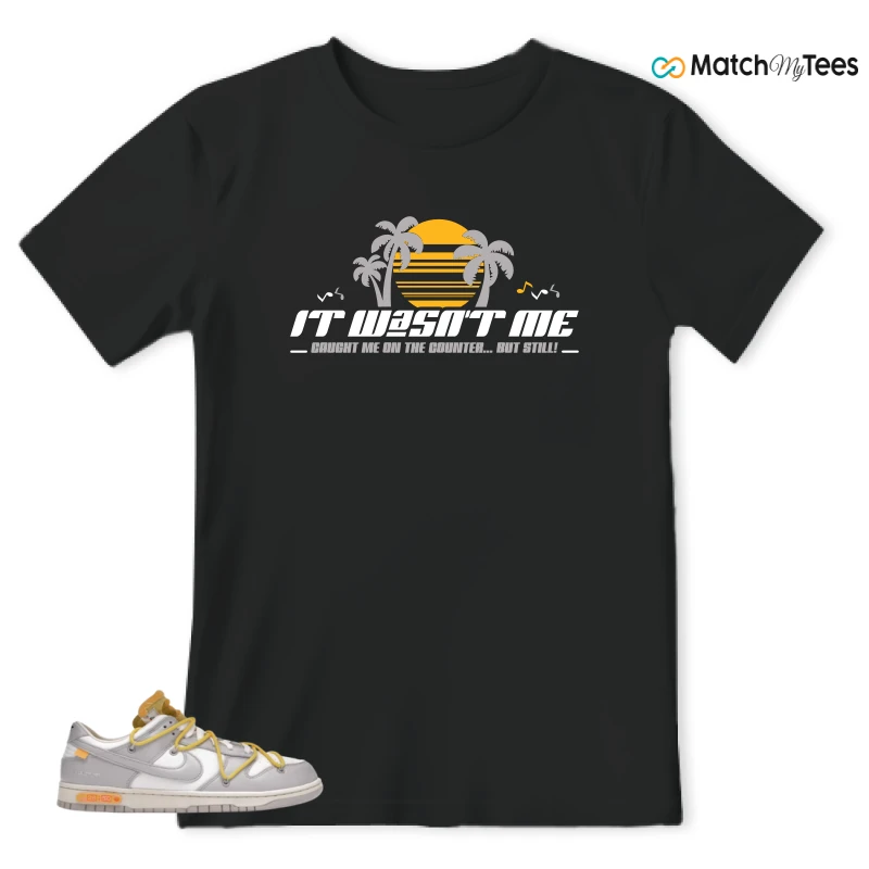 NIKE DUNK LOW OFF-WHITE LOT 29 SNEAKER Matching Tees t-shirt
