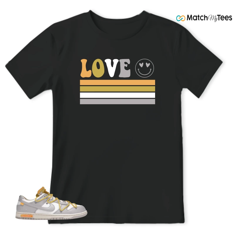 NIKE DUNK LOW OFF-WHITE LOT 29 SNEAKER Matching Tees t-shirt