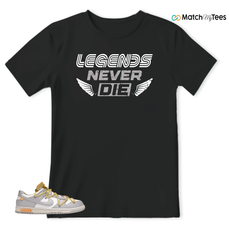 NIKE DUNK LOW OFF-WHITE LOT 29 SNEAKER Matching Tees t-shirt