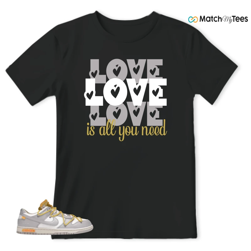 NIKE DUNK LOW OFF-WHITE LOT 29 SNEAKER Matching Tees t-shirt