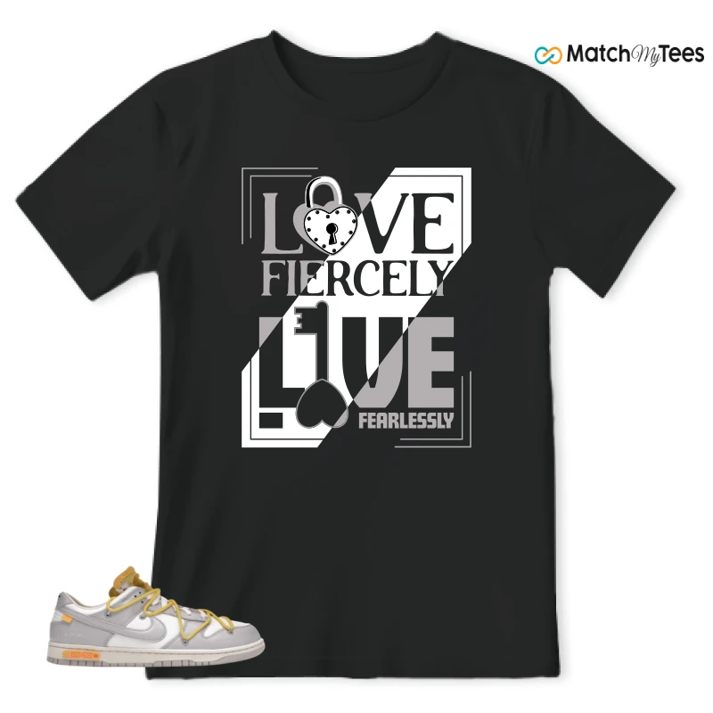 NIKE DUNK LOW OFF-WHITE LOT 29 SNEAKER Matching Tees t-shirt