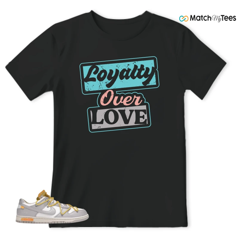 NIKE DUNK LOW OFF-WHITE LOT 29 SNEAKER Matching Tees t-shirt