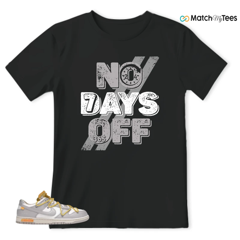 NIKE DUNK LOW OFF-WHITE LOT 29 SNEAKER Matching Tees t-shirt