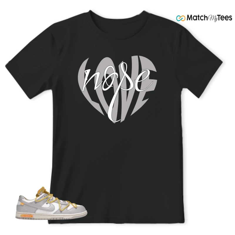 NIKE DUNK LOW OFF-WHITE LOT 29 SNEAKER Matching Tees t-shirt