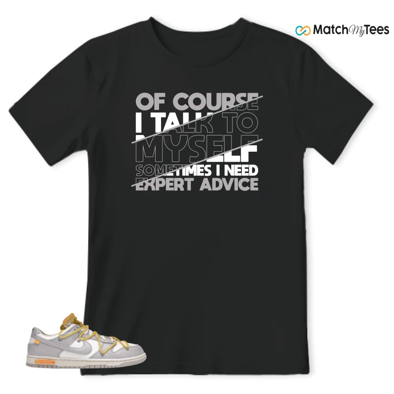 NIKE DUNK LOW OFF-WHITE LOT 29 SNEAKER Matching Tees t-shirt