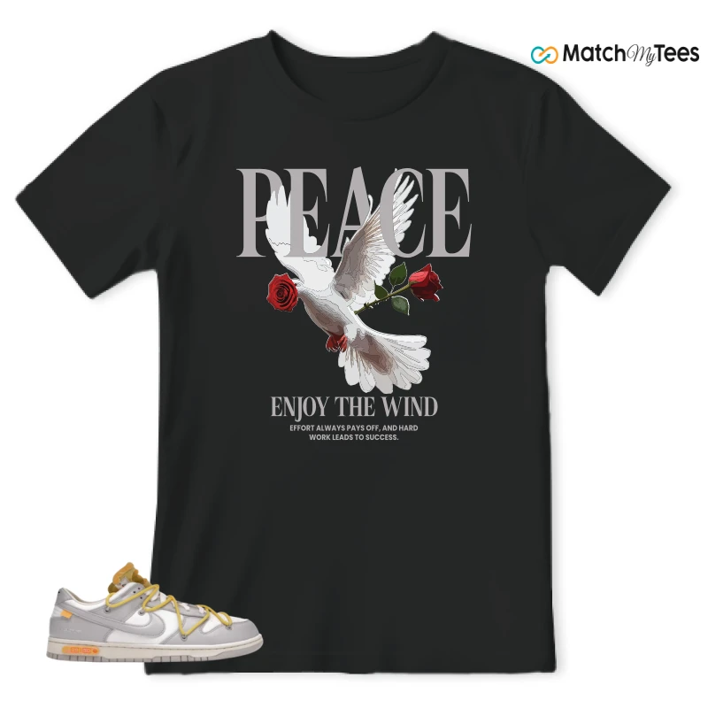 NIKE DUNK LOW OFF-WHITE LOT 29 SNEAKER Matching Tees t-shirt