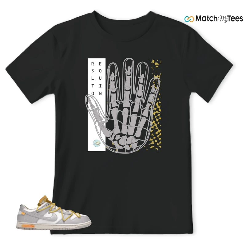 NIKE DUNK LOW OFF-WHITE LOT 29 SNEAKER Matching Tees t-shirt