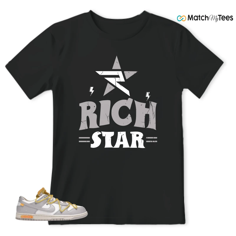 NIKE DUNK LOW OFF-WHITE LOT 29 SNEAKER Matching Tees t-shirt