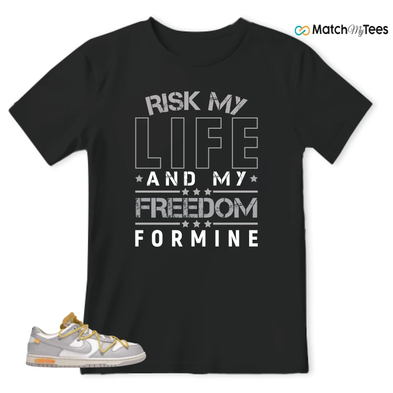 NIKE DUNK LOW OFF-WHITE LOT 29 SNEAKER Matching Tees t-shirt