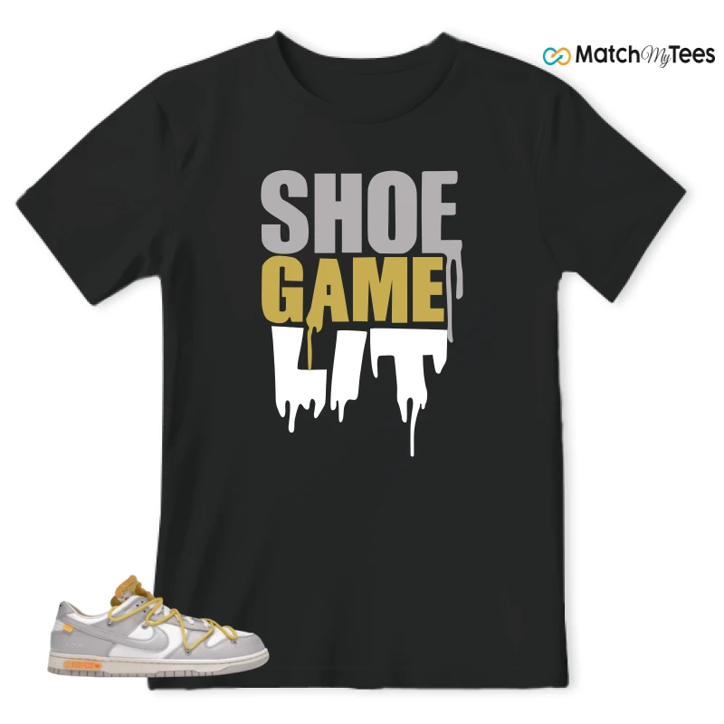 NIKE DUNK LOW OFF-WHITE LOT 29 SNEAKER Matching Tees t-shirt