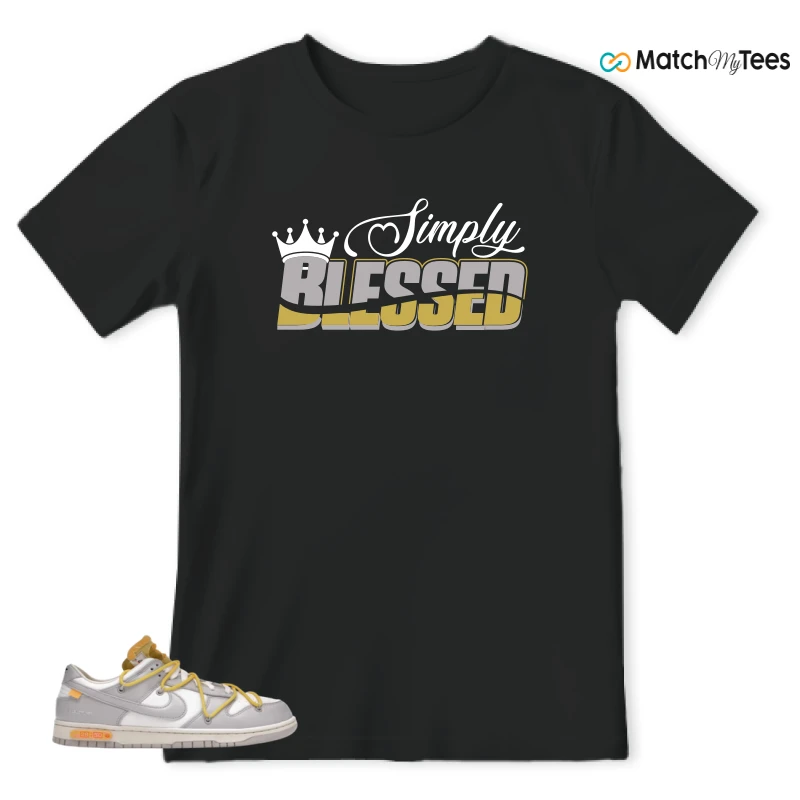 NIKE DUNK LOW OFF-WHITE LOT 29 SNEAKER Matching Tees t-shirt