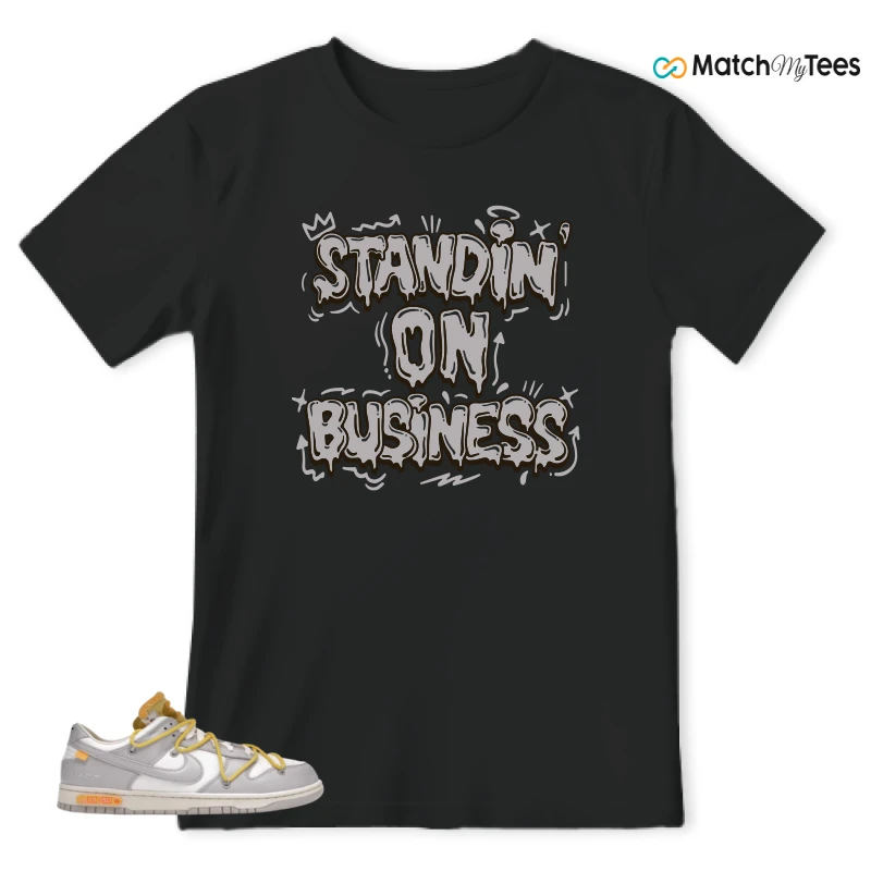 NIKE DUNK LOW OFF-WHITE LOT 29 SNEAKER Matching Tees t-shirt