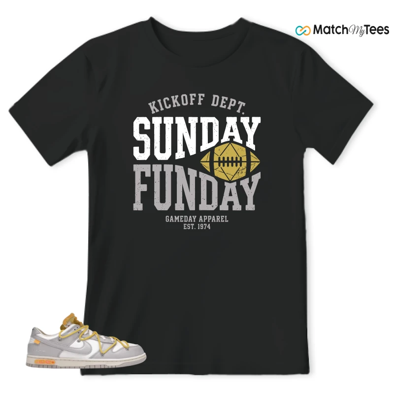 NIKE DUNK LOW OFF-WHITE LOT 29 SNEAKER Matching Tees t-shirt