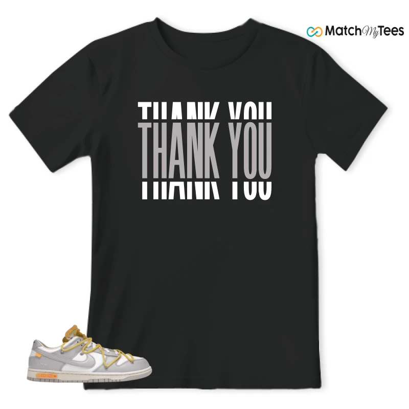 NIKE DUNK LOW OFF-WHITE LOT 29 SNEAKER Matching Tees t-shirt