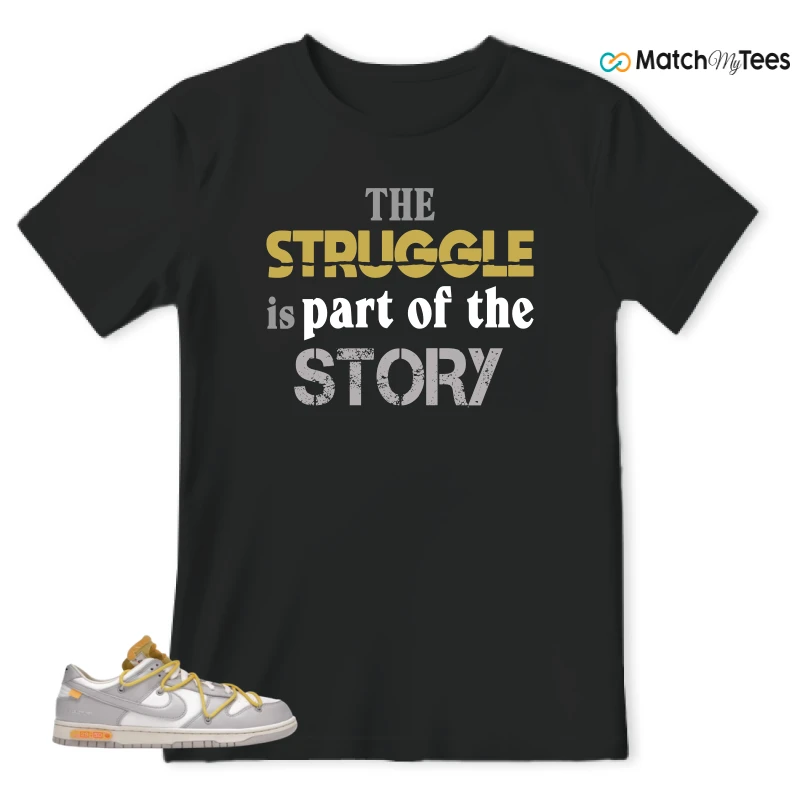 NIKE DUNK LOW OFF-WHITE LOT 29 SNEAKER Matching Tees t-shirt