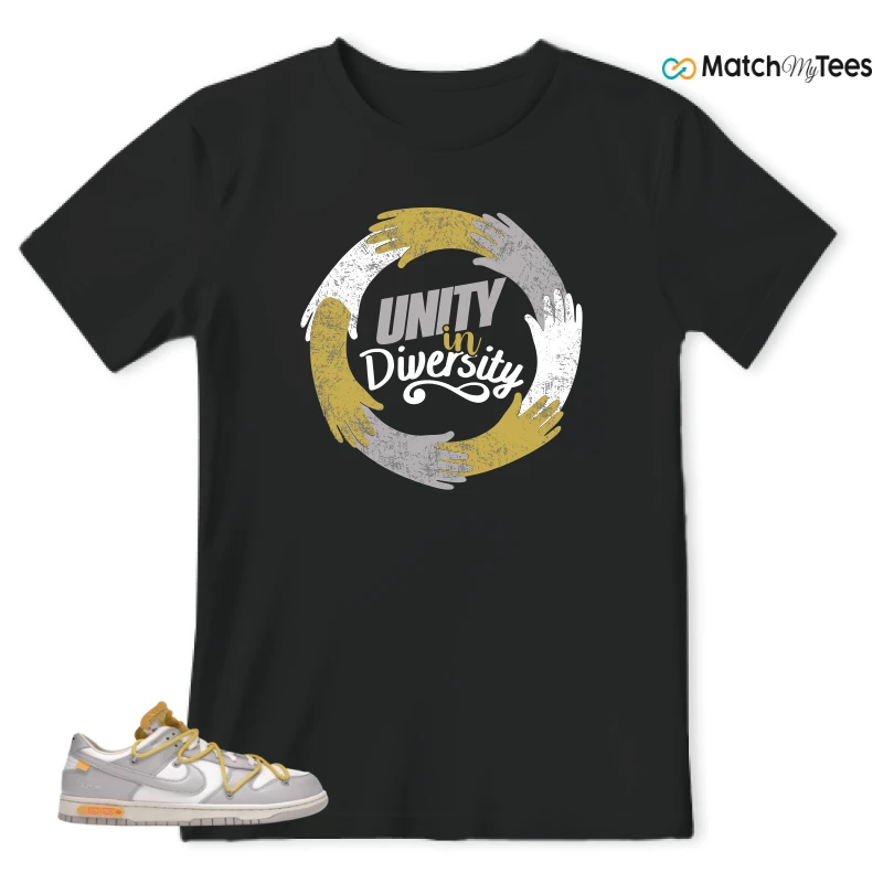 NIKE DUNK LOW OFF-WHITE LOT 29 SNEAKER Matching Tees t-shirt