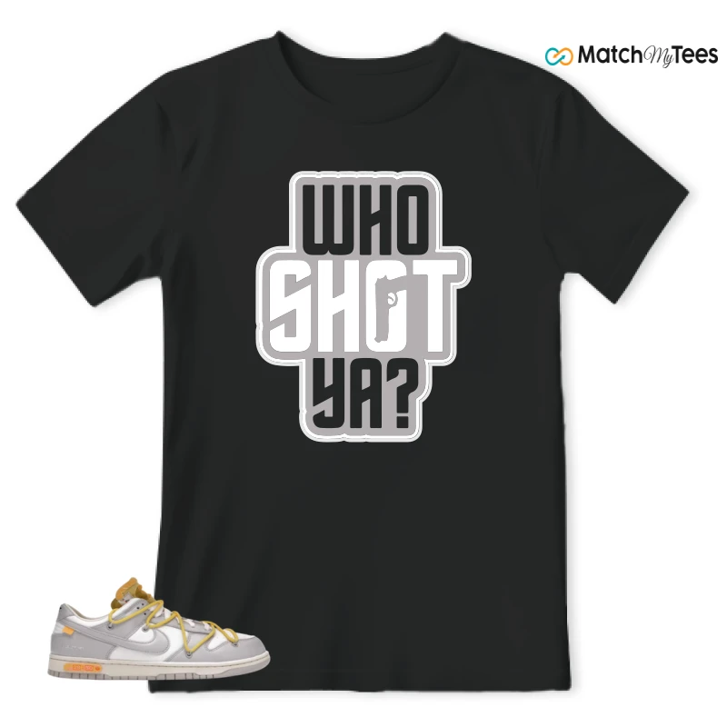 NIKE DUNK LOW OFF-WHITE LOT 29 SNEAKER Matching Tees t-shirt