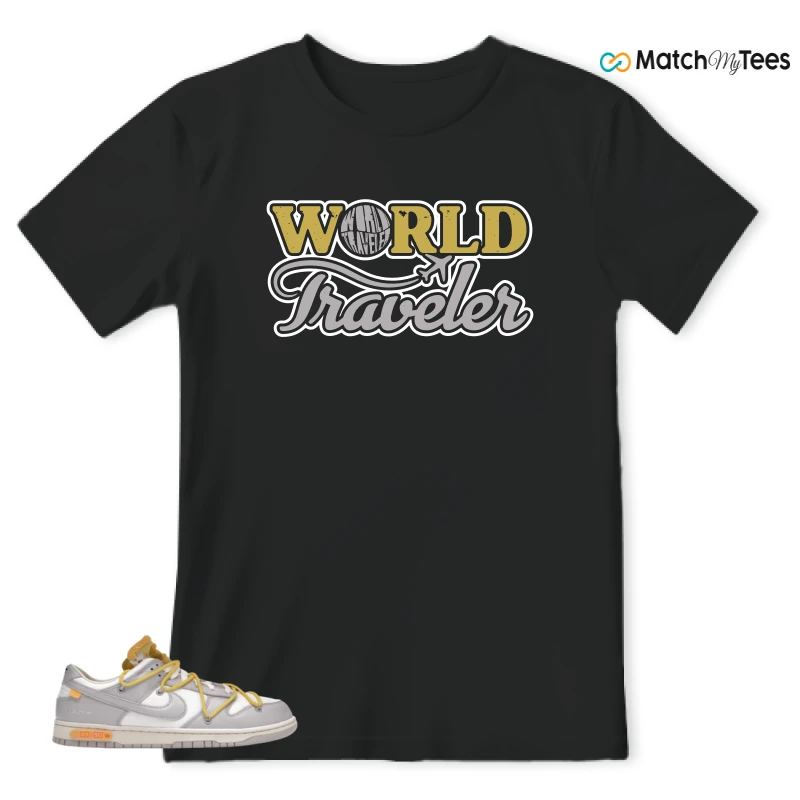 NIKE DUNK LOW OFF-WHITE LOT 29 SNEAKER Matching Tees t-shirt